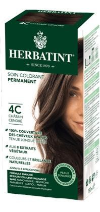 GEL COLORANT Permanent 4C Châtain Cendré