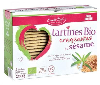 TARTINES BIO CRAQUANTES au Sésame
