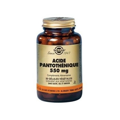 ACIDE PANTOTHENIQUE 550 mg