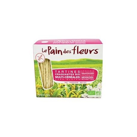 Acheter Le pain des fleurs Tartines Multi-Céréales, sans gluten, Bio