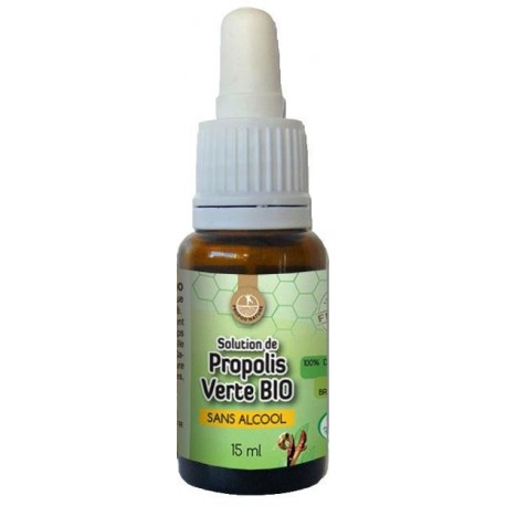 SOLUTION DE PROPOLIS VERTE Bio Sans Alcool