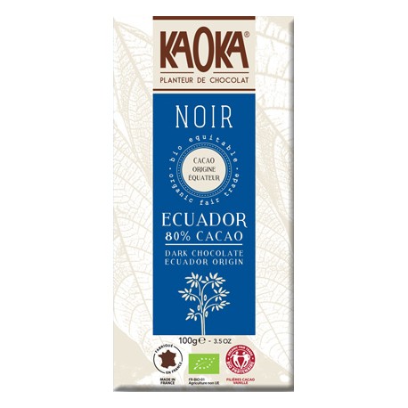 CHOCOLAT NOIR Ecuador 80% Bio