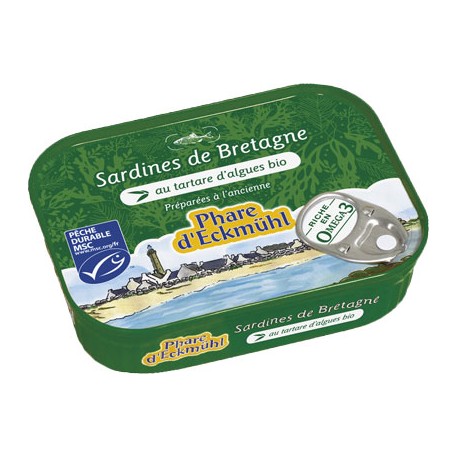 Sardines de Bretagne au Tartare d'Algues Bio