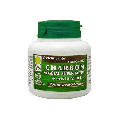 CHARBON VEGETAL Super Activé & Anis Vert -VECTEUR SANTE -Charbon vé