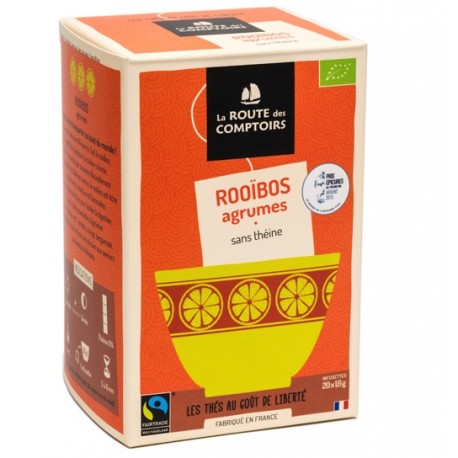 Thé Rooibos Bio Afrique du Sud - Digestion & Sommeil - 20 sachets -  Destination Bio