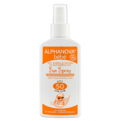 ALPHANOVA SUN Spray Bébé SPF50