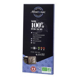 CHOCOLAT MONTIGNAC Noir 100%