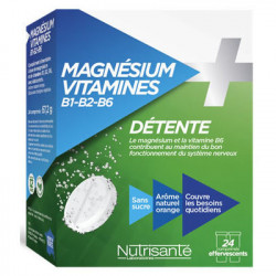 Magnésium + Vitamines B1,B2, B6