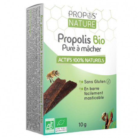 PROPOLIS PURE à mâcher -PROPOS NATURE -Hiver & défenses