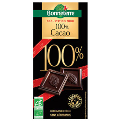 CHOCOLAT DEGUSTATION Noir 100% Cacao