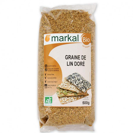 GRAINES de Lin Doré -MARKAL -Graines et légumineuses