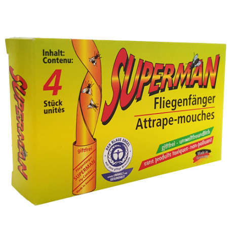 SUPERMAN Papier Attrape-Mouche -ECODIS -Insecticide naturel