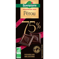 CHOCOLAT NOIR Sélection Pérou 75%