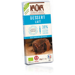 CHOCOLAT LAIT Dessert Bio 38%