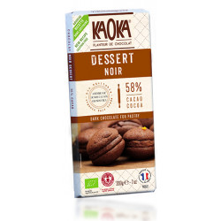 CHOCOLAT NOIR Dessert Bio 58%