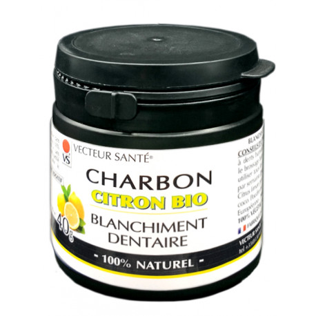 BLANCHIMENT DENTAIRE Charbon Citron