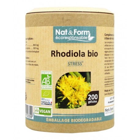 NAT & FORM Rhodiola rosea