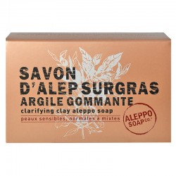 SAVON D'ALEP SURGRAS Argile Gommante