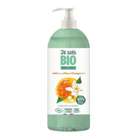 CREME DE DOUCHE Miel et Fleurs d'Oranger Bio