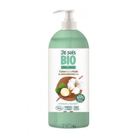 CREME DE DOUCHE Coton et Macadamia Bio