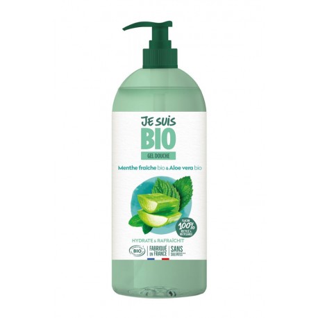 GEL DOUCHE Menthe et Aloe vera Bio