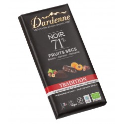 CHOCOLAT NOIR 71% Fruits Secs