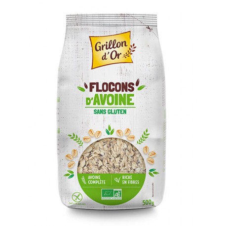 FLOCONS D'AVOINE Bio sans Gluten