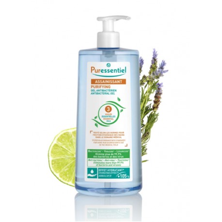 GEL HYDRO ALCOOLIQUE Antibactérien aux 3 Huiles Essentielles