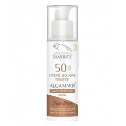 ALGA MARIS Crème Solaire Teintée Dorée Visage SPF50