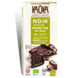 CHOCOLAT NOIR 66% Noisettes Entières Bio