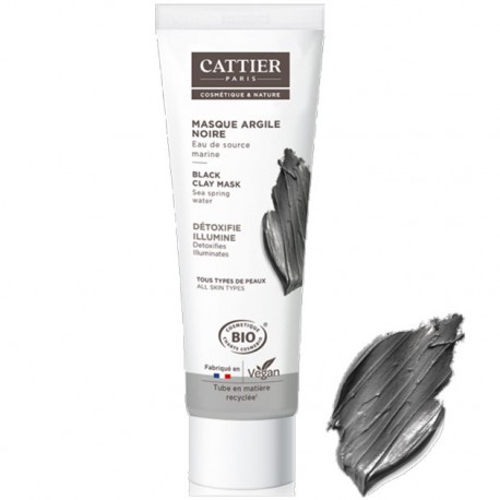 MASQUE VISAGE Argile Noire Bio