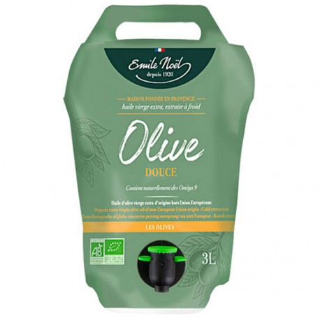 Huile d'Olive Vierge Extra Douce Bio - Emile Noël