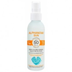 ALPHANOVA SUN Spray SPF50 Hypoallergénique Ecologique