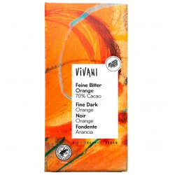 CHOCOLAT Noir 70% Orange Bio