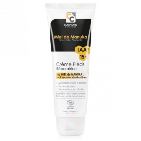 CREME PIEDS Réparatrice Miel de Manuka IAA 15+