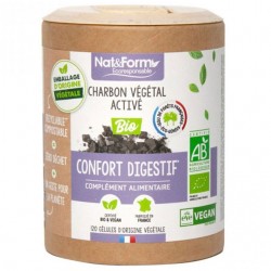 NAT & FORM Charbon Végétal Activé Bio