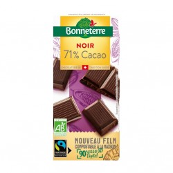 CHOCOLAT NOIR 71% de Cacao