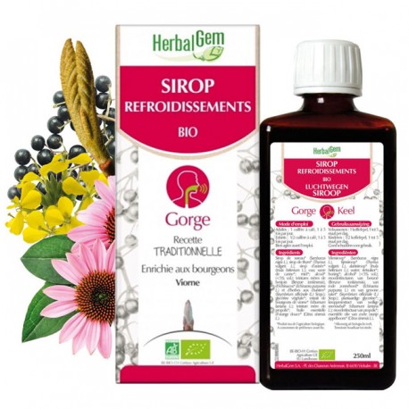 SIROP POUR LES REFROIDISSEMENTS Bio