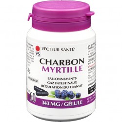 CHARBON VEGETAL Super Activé & Myrtille