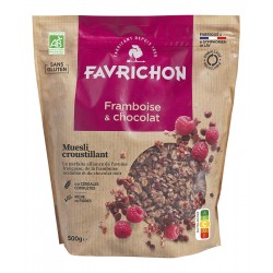 MUESLI CROUSTILLANT Sans Gluten Framboise Chocolat