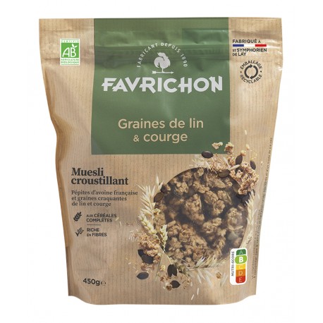 MUESLI CROUSTILLANT Graines Lin & Courge