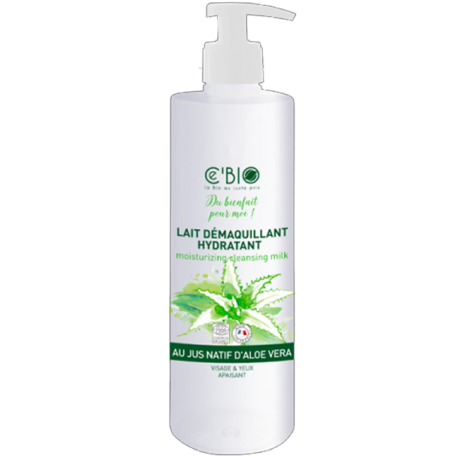 LAIT DEMAQUILLANT HYDRATANT Aloe Vera Bio