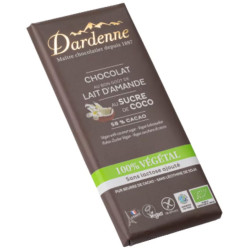 CHOCOLAT 100% Végétal au Lait d'Amande