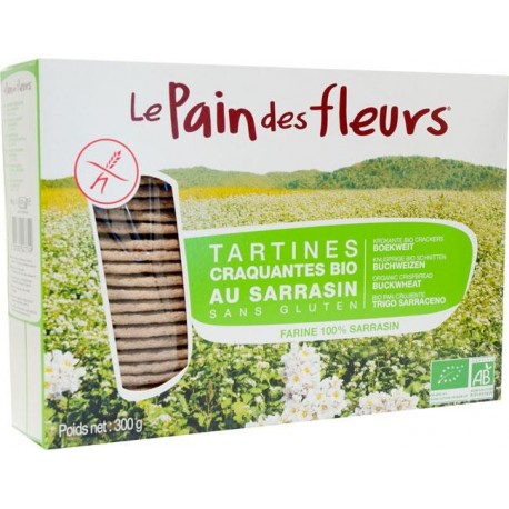 PAIN DES FLEURS Tartines Craquantes au Sarrasin