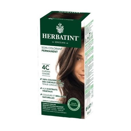 GEL COLORANT Permanent 4C Châtain Cendré