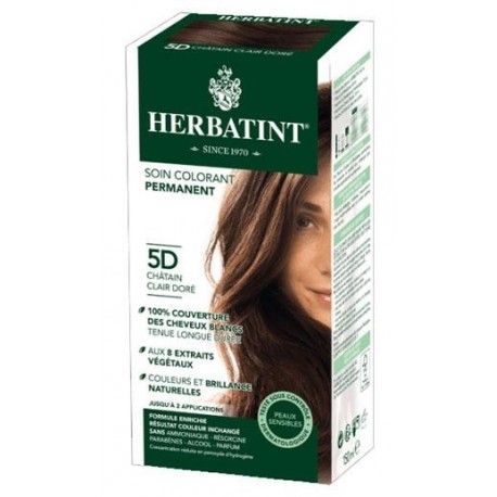 GEL COLORANT Permanent 5D Châtain Clair Doré