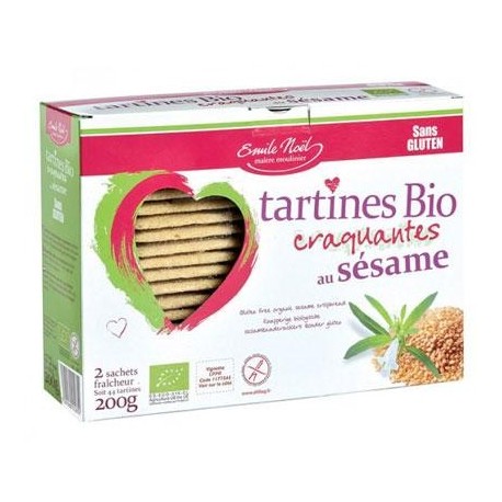 TARTINES BIO CRAQUANTES au Sésame