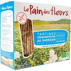 PAIN DES FLEURS Tartines au Sarrasin sans Sel