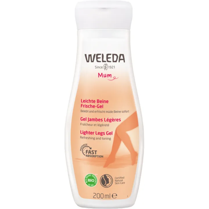 Weleda Maternité Gel Jambes Légères Grossesse 200 ml