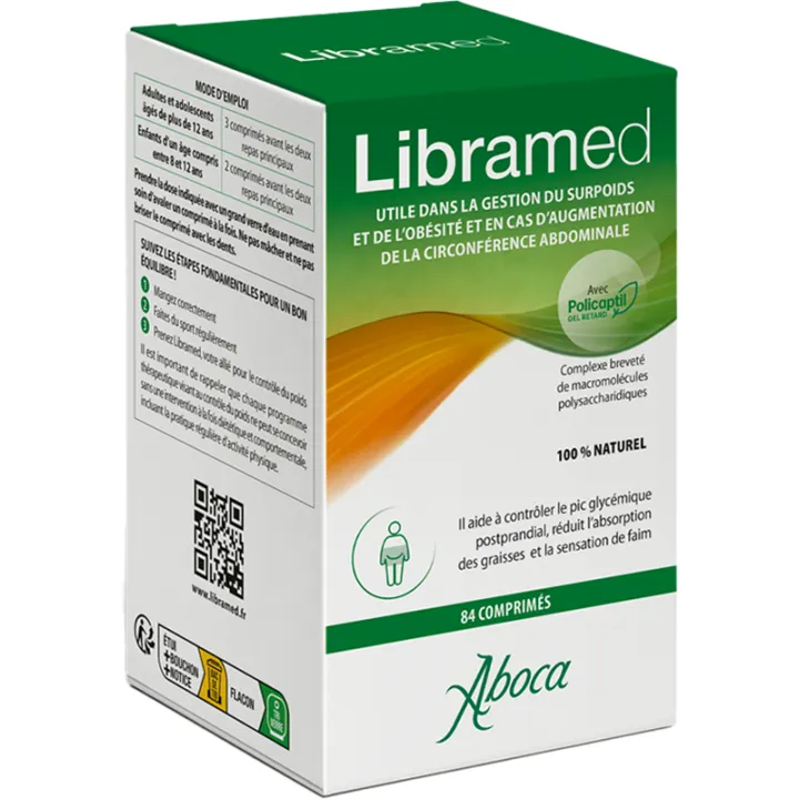 Aboca Libramed Fitomagra Contrôle du Poids - Flacon de 84 comprimés